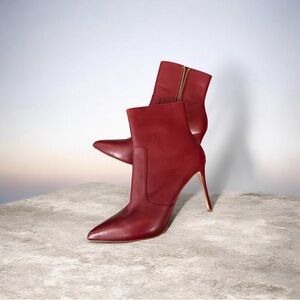 MICHAEL Michael Kors Red Heeled Boots